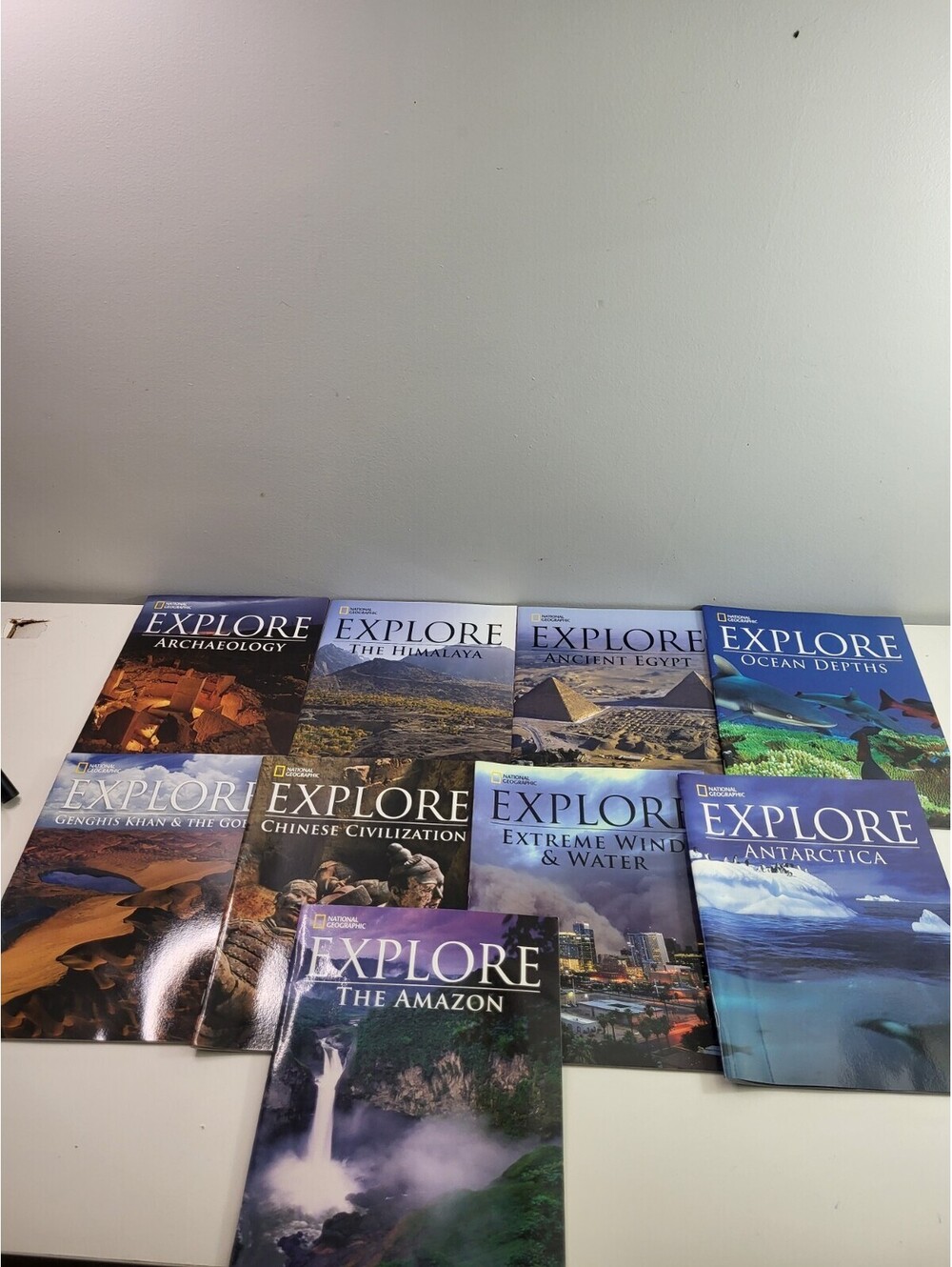 National Geographic Explore Book Lot of 9 Nature & History